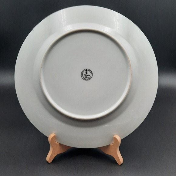 Taihei China Japan Floral Dinner Plate – Blue Pink‎ Flower Rim, 10" - Picture 4 of 4